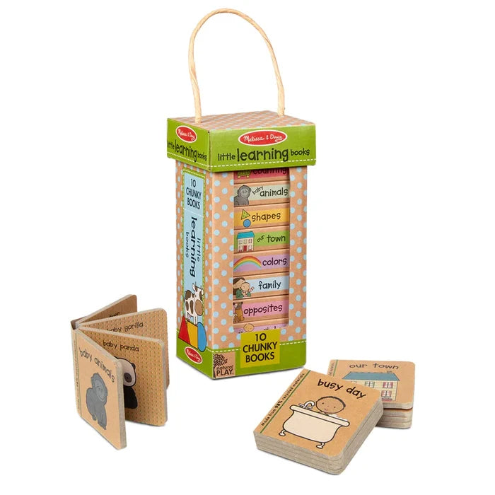 Melissa & Doug Natural Play Book Tower: Little Learning Books