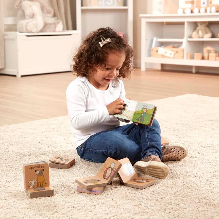 Melissa & Doug Natural Play Book Tower: Little Learning Books