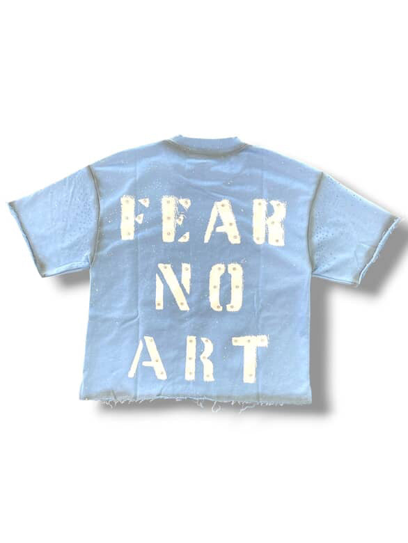 Men BKYS Fear No Art Cropped T-Shirt