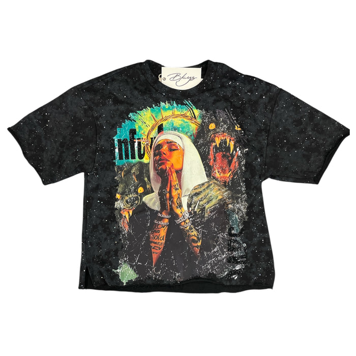Men BKYS Prayer Cropped T-Shirt