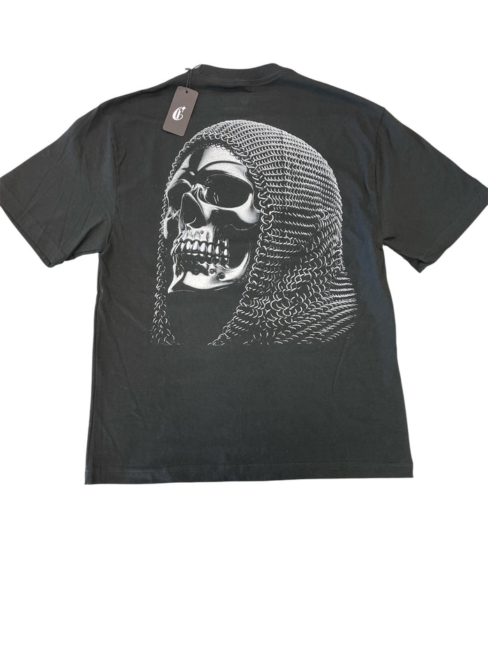 Men CARTEL Chain Mill Skull T-shirt