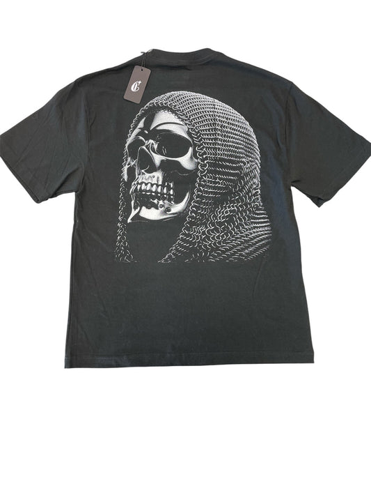 Men CARTEL Chain Mill Skull T-shirt
