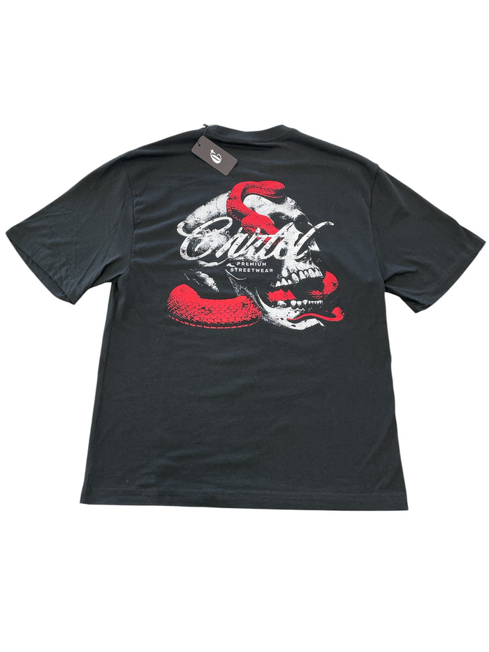 Men CARTEL Python Skull T-shirt