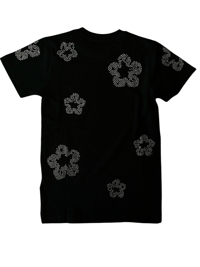 Men FWRD Crystal Flower Stone T-Shirt
