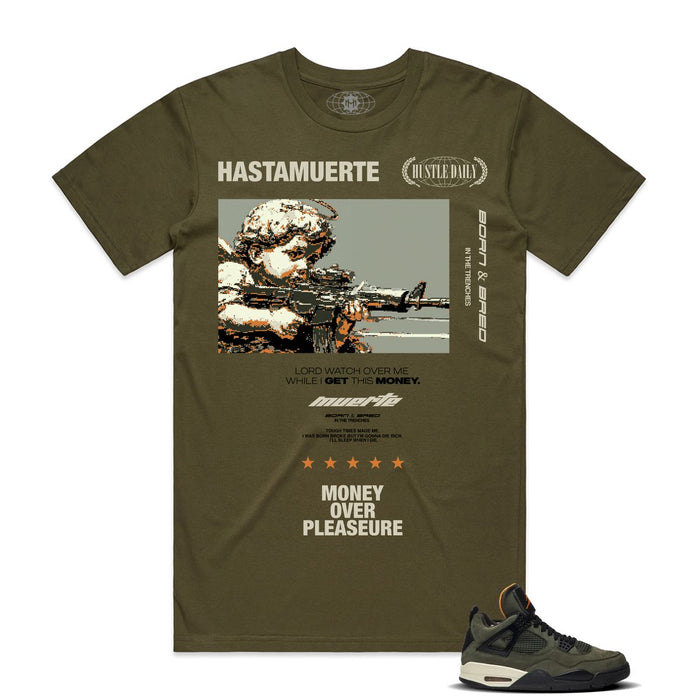 Men HASTA MUERTE 1 Shot MOP T-Shirt