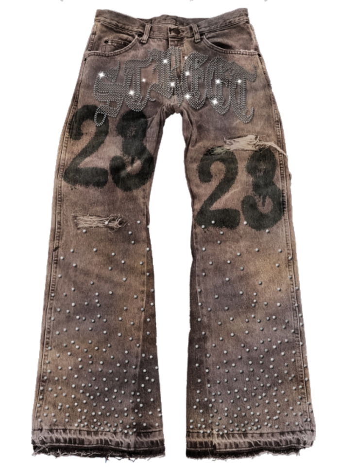 Men STREET APPROVED Stacked Denim Jeans