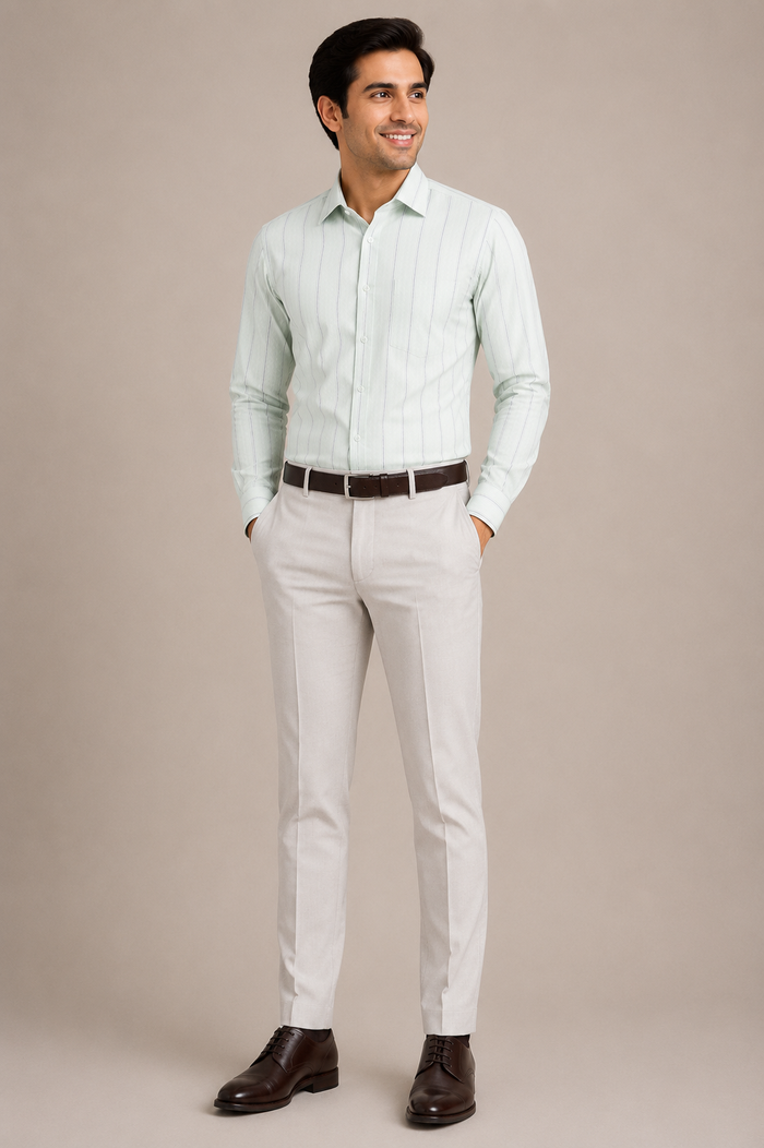 Men’s Striped Formal Shirt