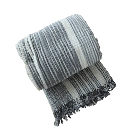 HAWA Milan Striped Turkish Cotton Beach Towel in Kuwait - Waha Lifestyle