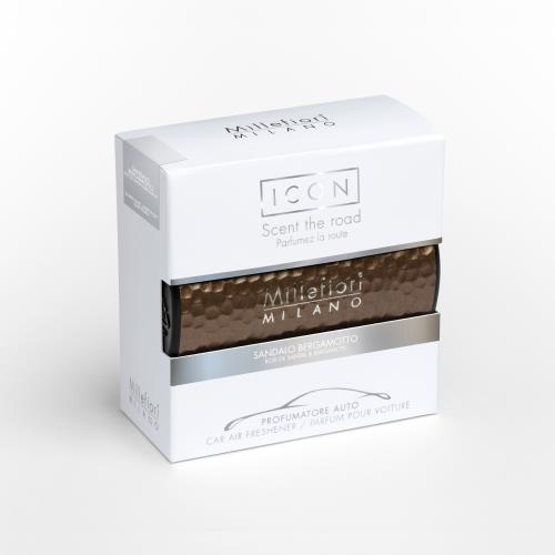 MILLEFIORI MILANO Car Air Freshener Sandalwood Bergamot 17CAR42