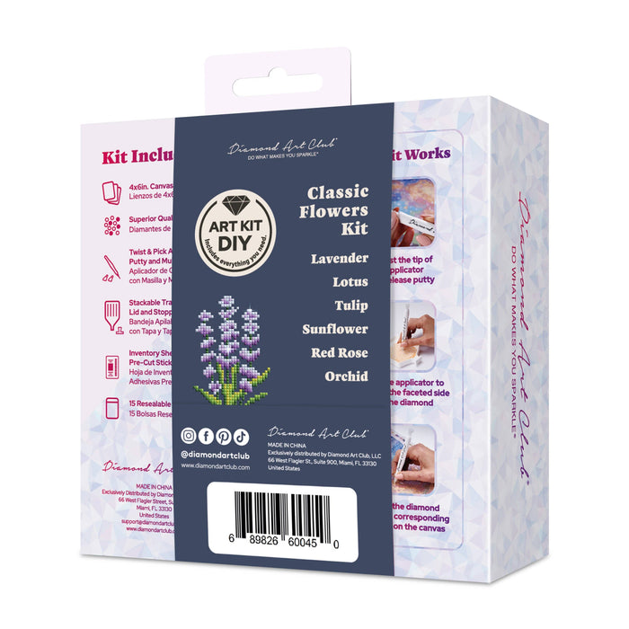 Mini Dazzles™ - Classic Flowers - Diamond Art Club DIY Kit