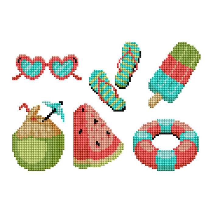 Mini Dazzles™ - Hello Summer - Diamond Art Club DIY Kit