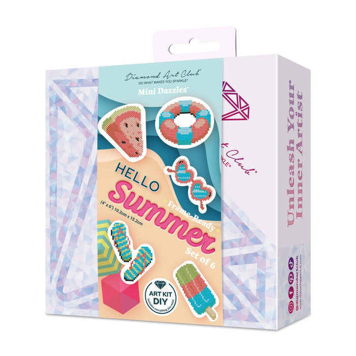 Mini Dazzles™ - Hello Summer - Diamond Art Club DIY Kit