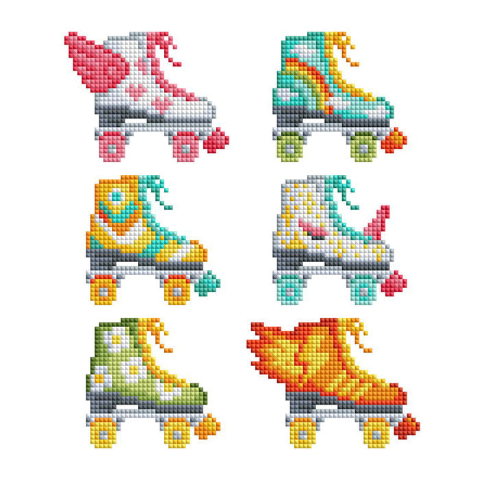 Mini Dazzles™ - Roller Skates - Diamond Art Club DIY Kit