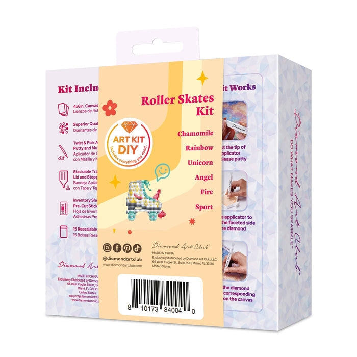 Mini Dazzles™ - Roller Skates - Diamond Art Club DIY Kit