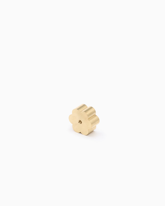 Mini Flower Incense Holder - Brass