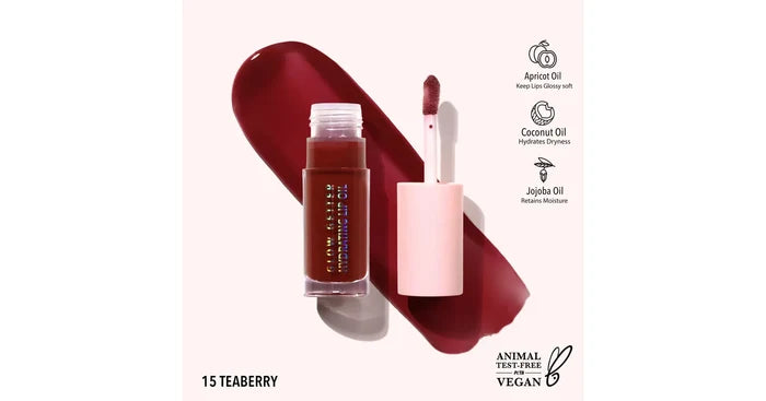 MOIRA Glow Getter Hydrating Lip Oil - Teaberry