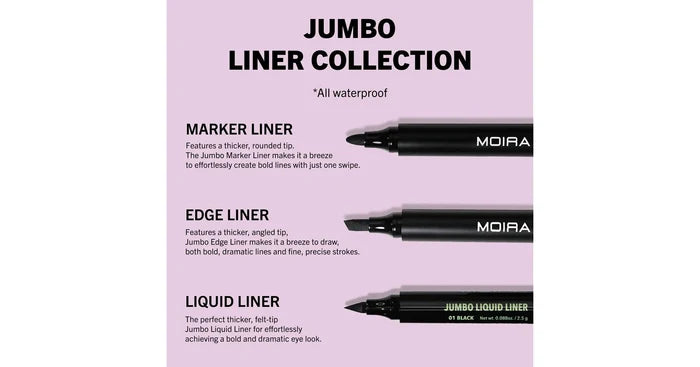 MOIRA Jumbo Edge Liquid Liner - Black