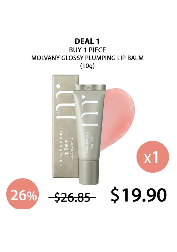 (BUY 1) MOLVANY GLOSSY PLUMPING LIP BALM