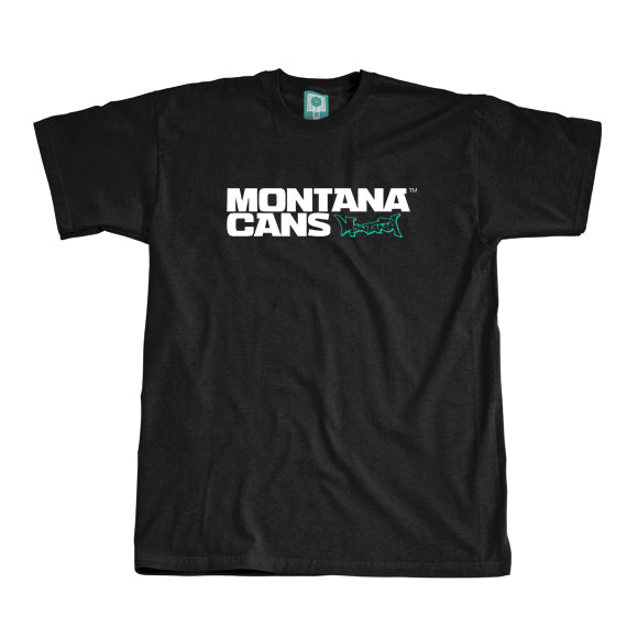 Montana Cans Typo Logo T-Shirt Black
