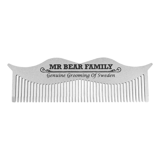 Mr Bear Family bartekam i rustfritt stål