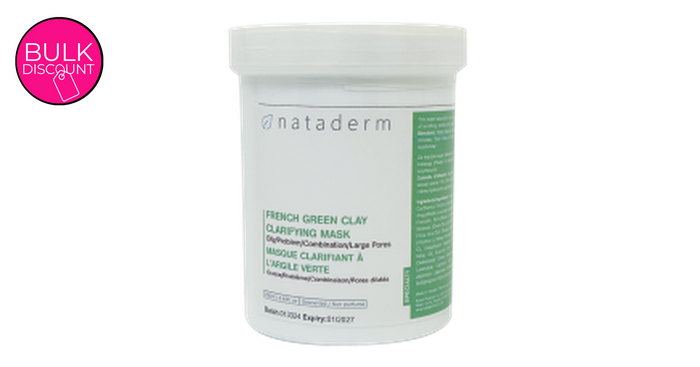 Nataderm French Green Clay Clarifying Mask (250ml)