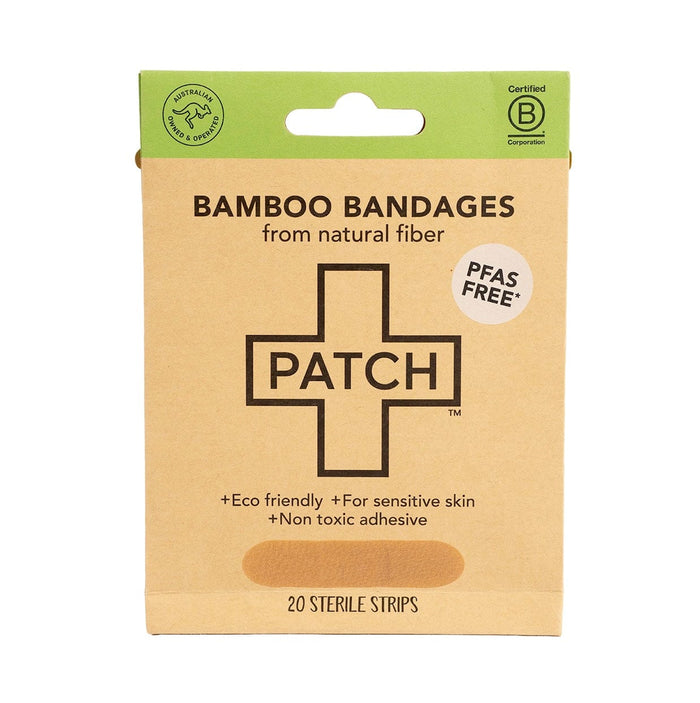 PATCH 20-Pack Natural Bamboo Bandages