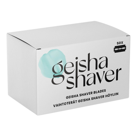 Natural Geisha barberblader - 50-pakning