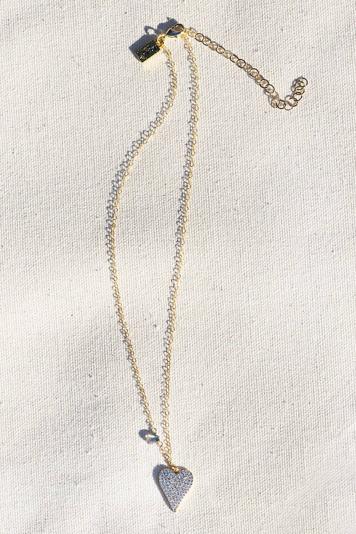 Necklace- Glimmer Heart 14k Gold Fill