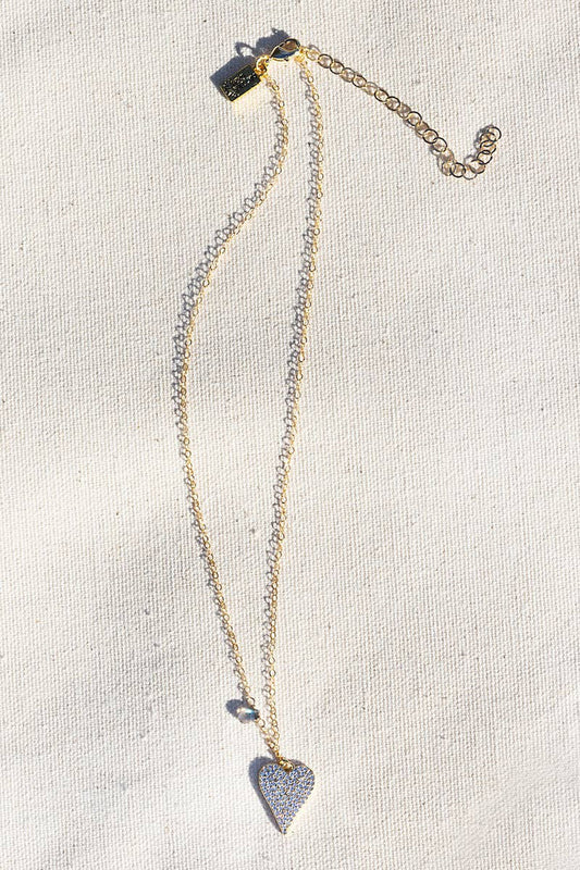 Necklace- Glimmer Heart 14k Gold Fill