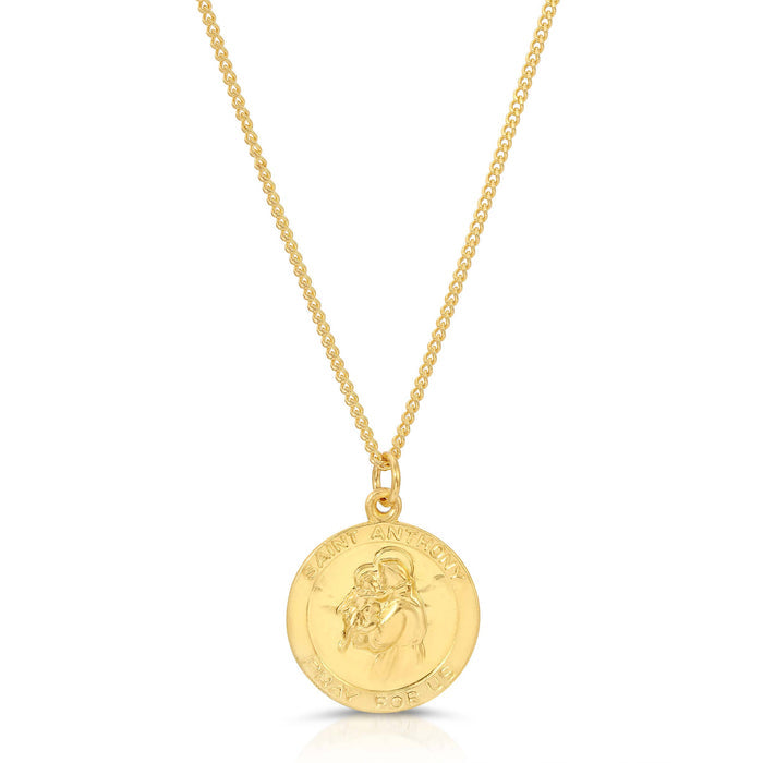 Necklace-Gold Saint Anthony