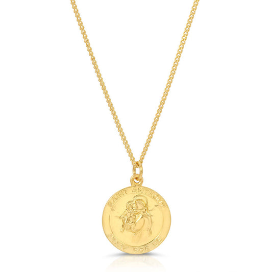 Necklace-Gold Saint Anthony