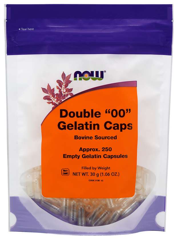 NOW: Empty Gelatin Size 00 Capsules