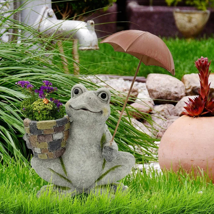 Panam Rainy Day Frog Planter