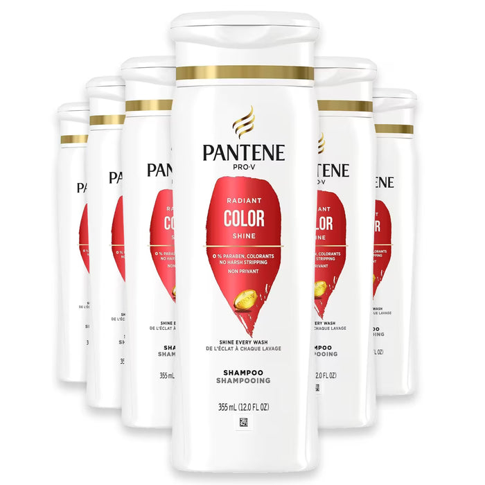 Pantene Pro-V Radiant Color Shine Shampoo - 12 oz - 6 Pack