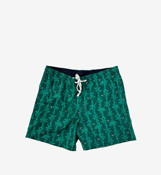 Fauna and Flora Swim Trunks | Green - Parioca - Living with Ivey