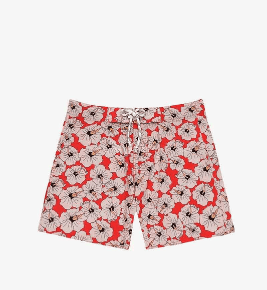 Poli - Nation Board Shorts | Red/White - Parioca - Living with Ivey