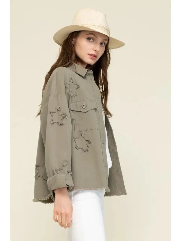 Patched Cargo Jacket - Taryn x Philip Boutique
