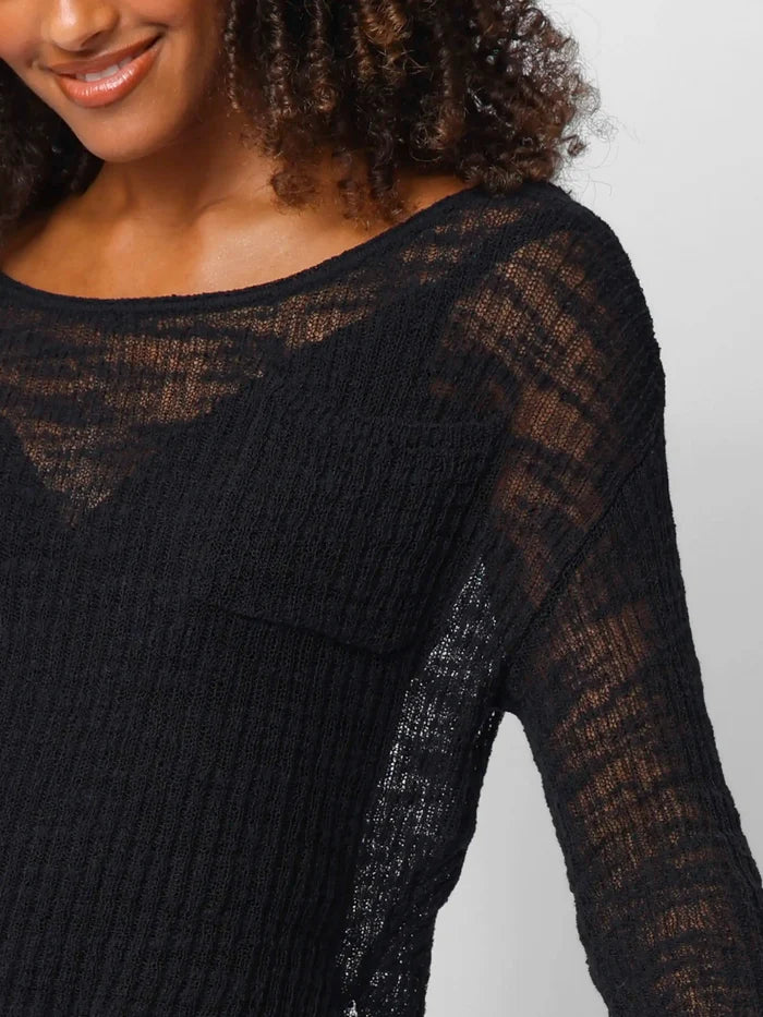 Patti Layering Sweater - Black-view 2