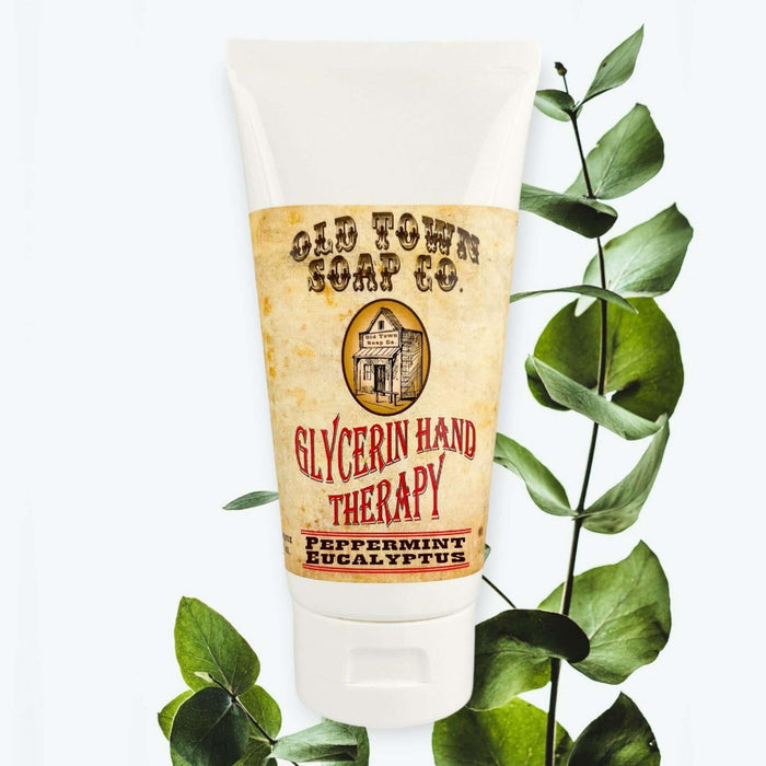 Peppermint Eucalyptus 6oz Glycerin Hand Therapy - Old Town Soap Co.