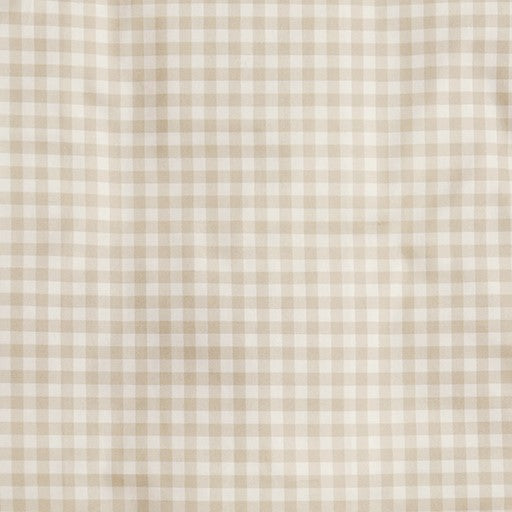 Picnic Gingham in Beige close up shot