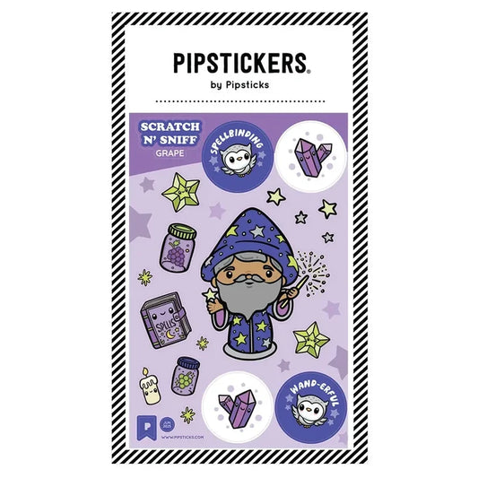 Pipsticks Scratch & Sniff Pipstickers - Spell-Tacular (Grape)