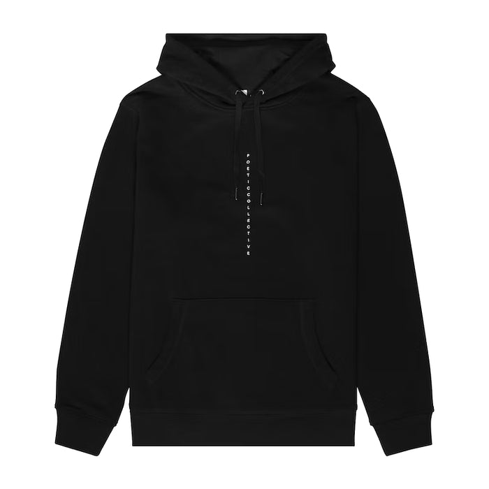 Poetic Collective Logo Cut Out Hoodie Black