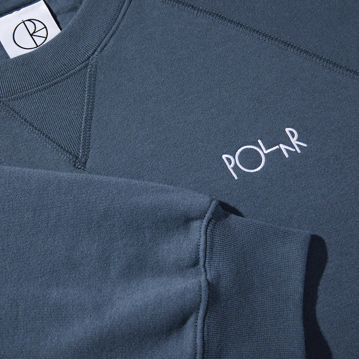 Polar Skate Co. Default Crewneck Grey Blue
