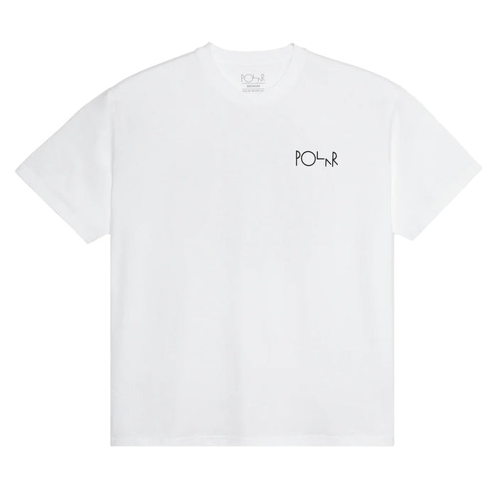 Polar Skate Co. Fill Logo T-Shirt White