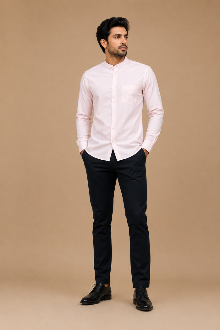 Premium  Stand Collar Formal Shirt for Men
