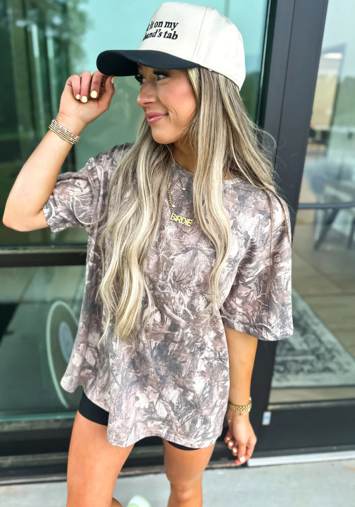 PREORDER: Dark Camo Oversized Tee // eta 3-4 weeks