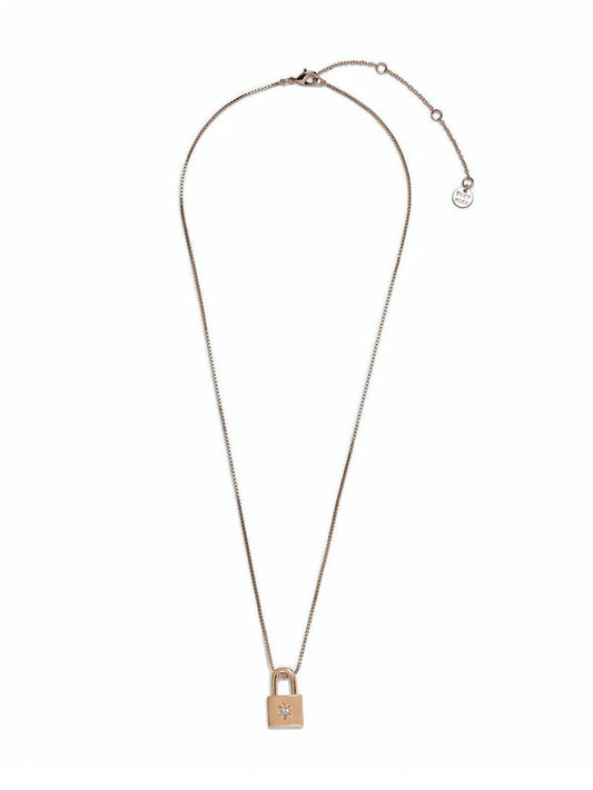 PuraVida Lock Pendant Necklace