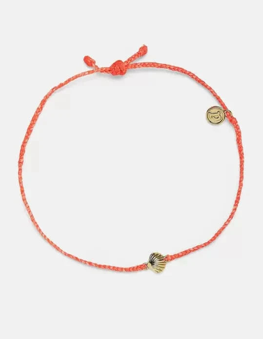 PuraVida Scallop Charm Anklet