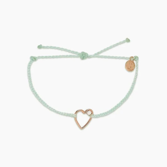 PuraVida Sweetheart Stone Charm Bracelet