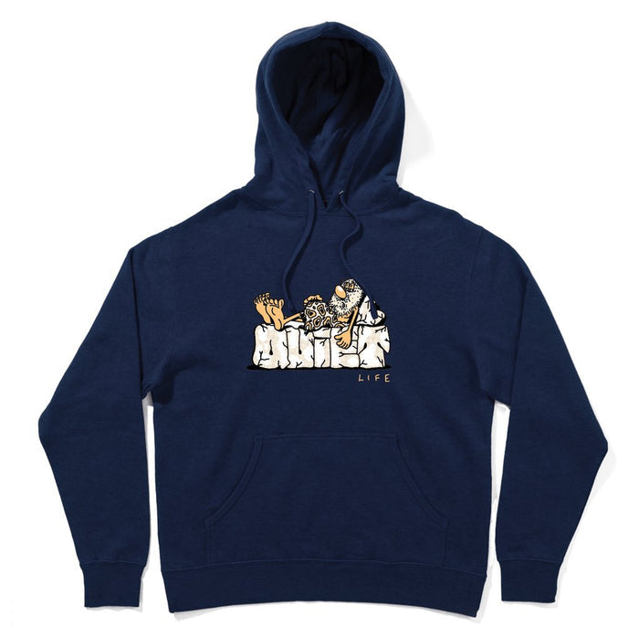 Quiet Life Caveman Hoodie Navy